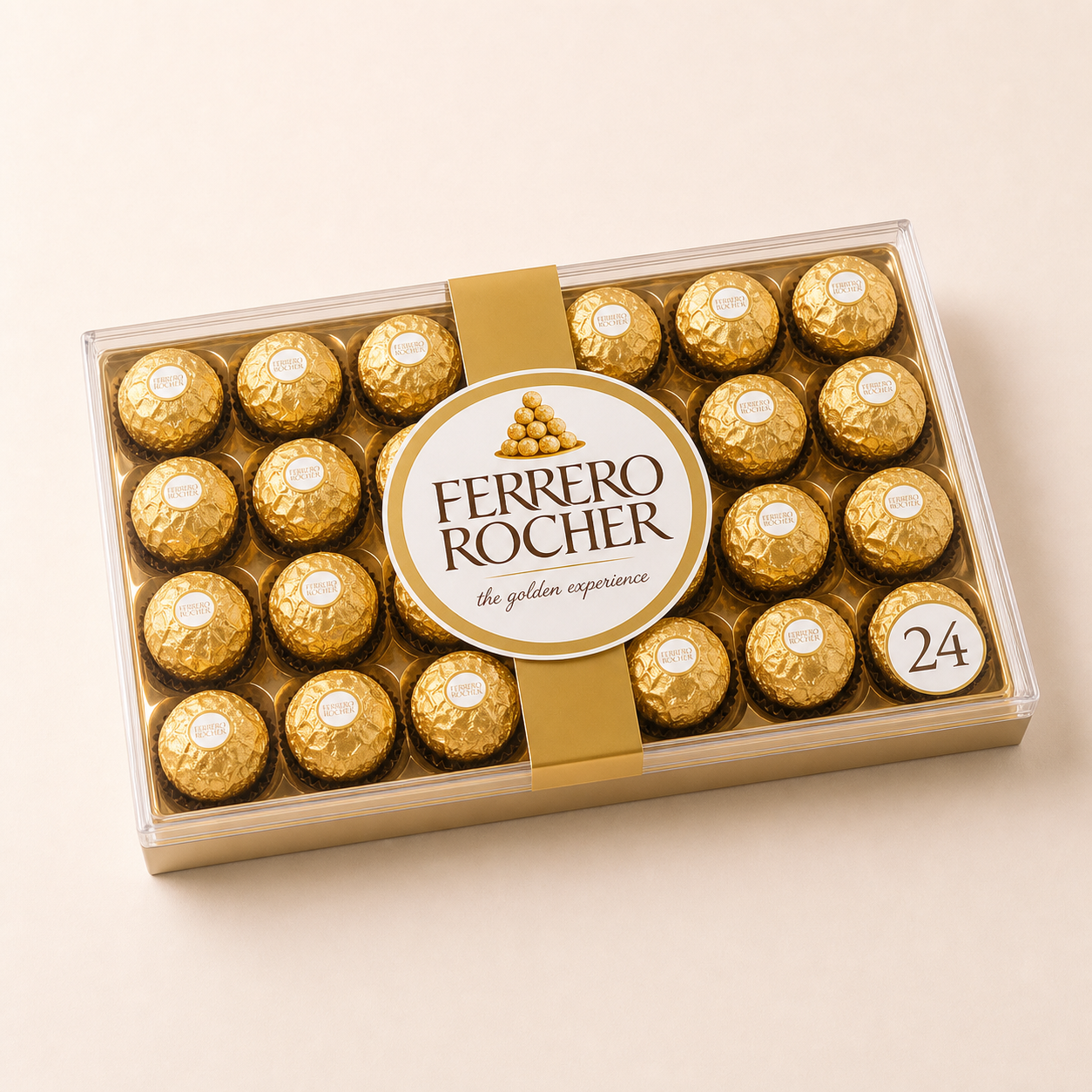 Ferrero Rocher chocolates 24 pieces packaging
