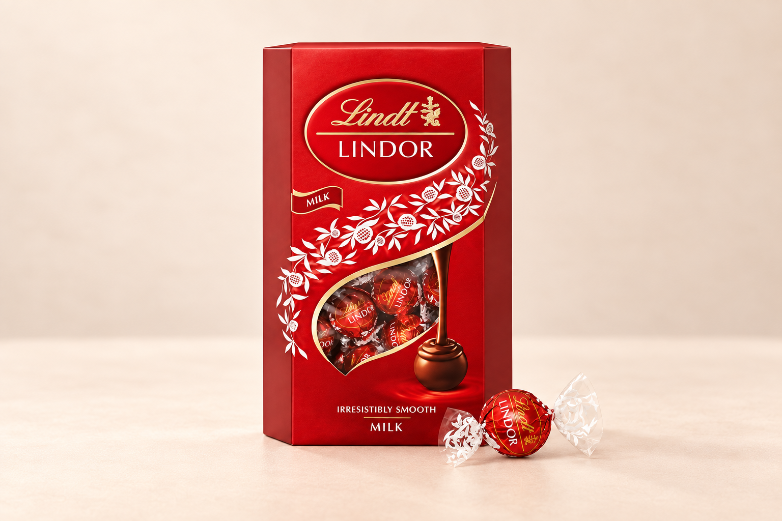 Lindt LINDOR milk chocolate gift box