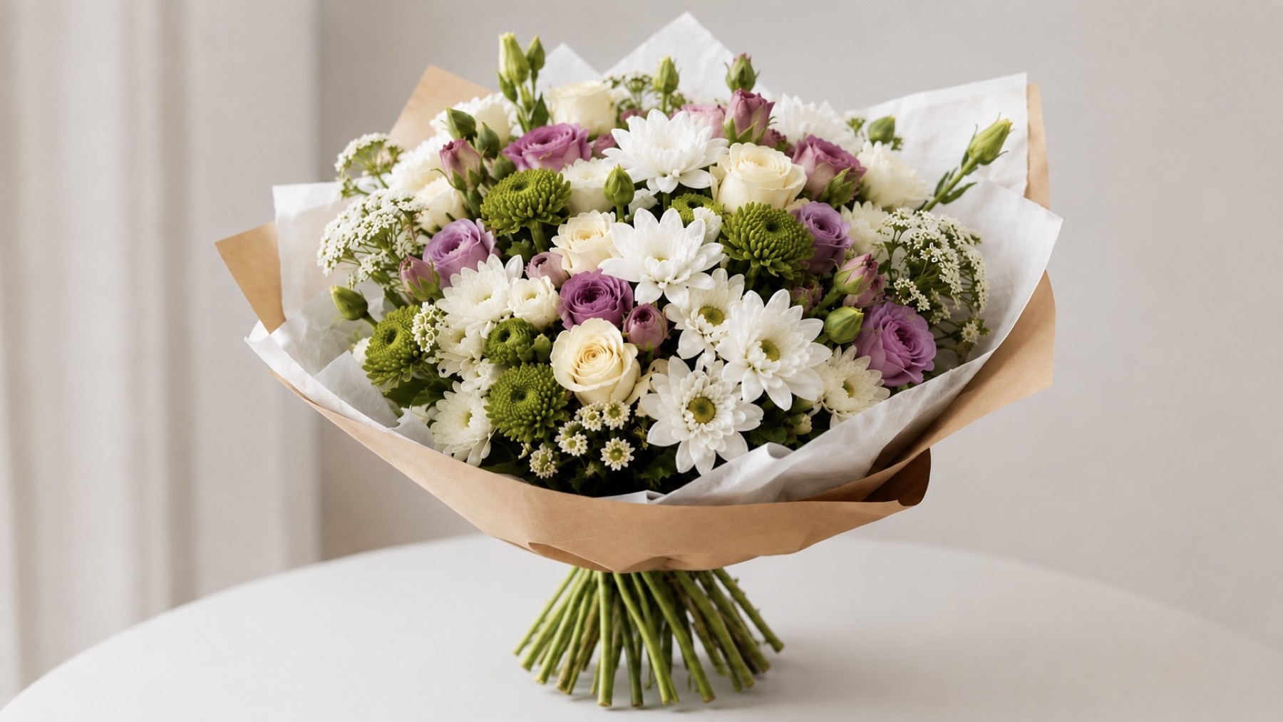 Glen and Bloom hand-tied bouquet