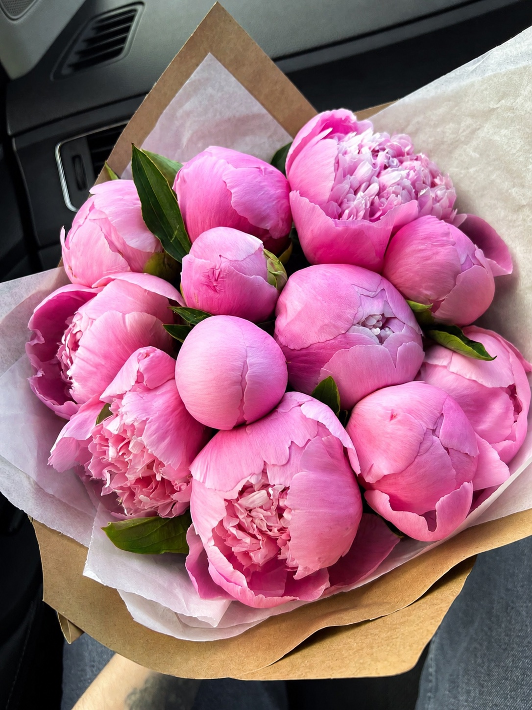 Seasonal Peonies Medium bouquet