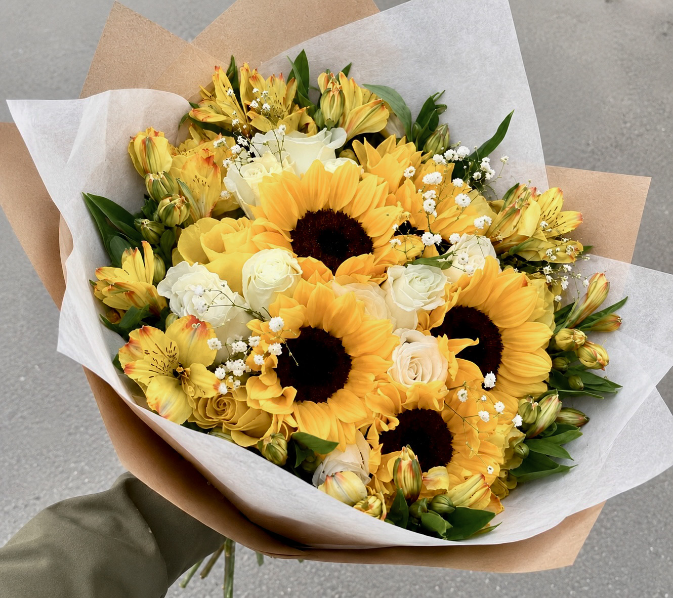 Sunflower Season bouquet